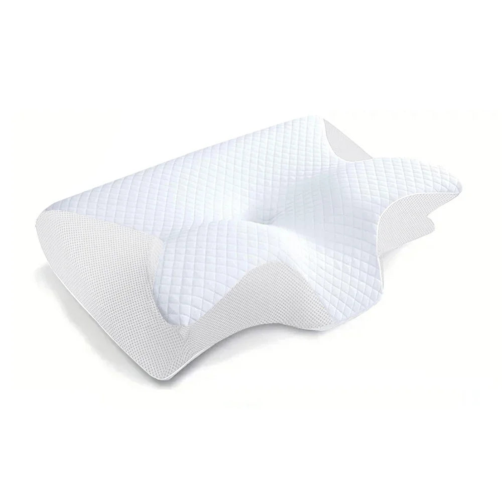 Butterfly Shaped Memory Foam Neck Pillow for Optimal Cervical Support and Comfort