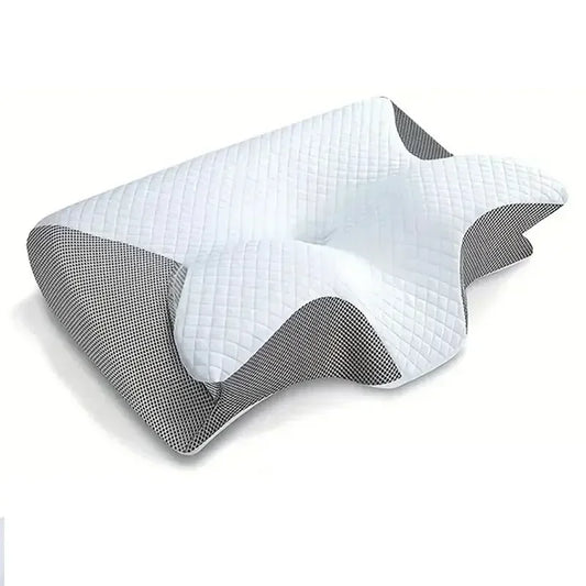 Butterfly Shaped Memory Foam Neck Pillow for Optimal Cervical Support and Comfort